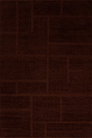Isolated view of Merlot Runner Kary Bohemian Abstract Rug, showcasing its design