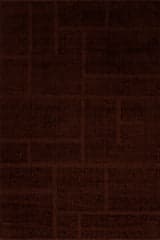 Isolated view of Merlot Runner Kary Bohemian Abstract Rug, showcasing its design