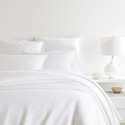 Wilton Duvet Cover | White