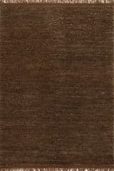 Varnu Textured Handmade Jute Rug | Brown