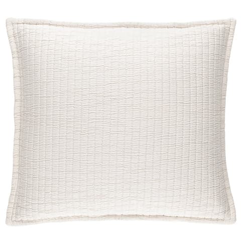 Boyfriend Matelasse Sham | Ivory