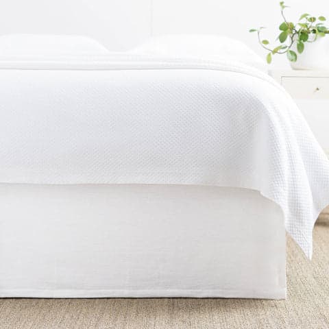 Wilton Bed Skirt | White