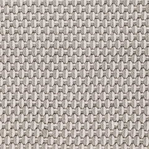 Two-Tone Rope Handwoven Indoor/Outdoor Rug Swatch | Platinum/Ivory