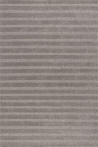 Isolated view of Bark Rectangle Vestry Striped Wool Rug, showcasing its design