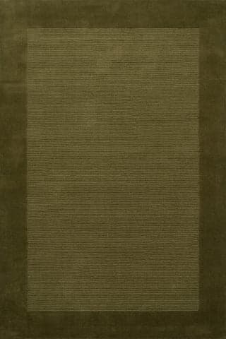 Isolated view of Verdant Green  Sanami Striped Bohemian Rug, showcasing its design