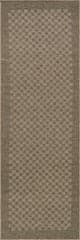 Isolated view of Charcoal Runner Watts Checkered Washable Rug by Nate Berkus, showcasing its design