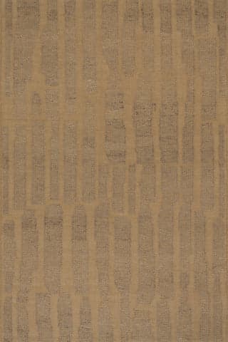 Isolated view of Tan Rectangle Brunella Hand Woven Bohemian Rug, showcasing its design
