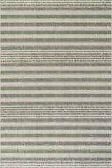 Gillian Striped Machine Washable Rug | Green