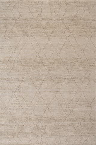 Isolated view of Beige Rectangle Sayda Bohemian Southwestern Rug, showcasing its design