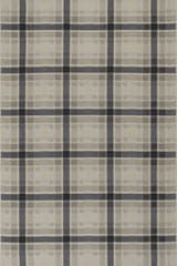 Mesael Modern Plaid Indoor/Outdoor Rug | Blue