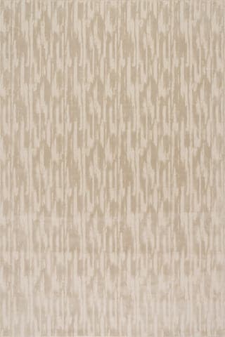 Isolated view of Cream Rectangle Marish Abstract Plush Textured Washable Rug, showcasing its design