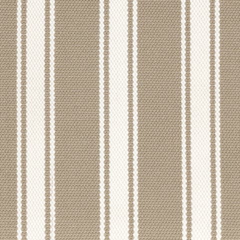 Maysville Stripe Woven Indoor/Outdoor Custom Rug Swatch | Khaki