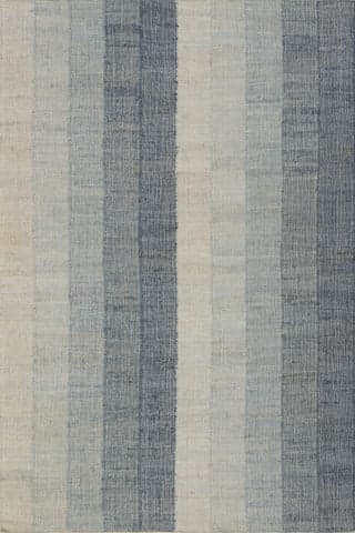 Tayo Modern Striped Indoor Rug | Blue