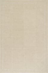 Sahar Solid Modern Wool Rug | Ivory