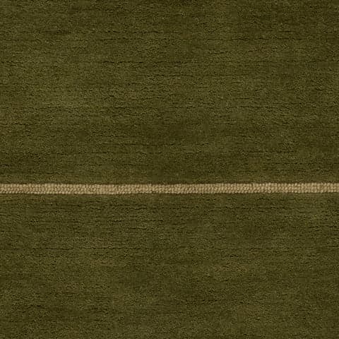 Mira Mid-Century Geometric Rug Swatch | Green