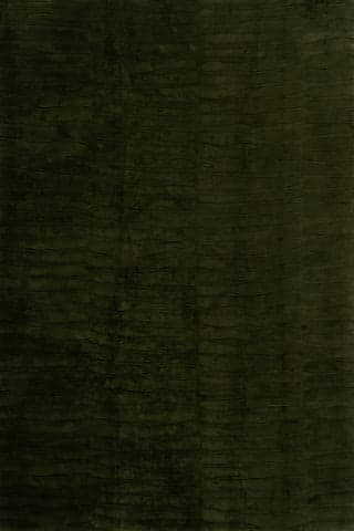 Isolated view of Green Rectangle Elisk Solid Cloud Washable Rug, showcasing its design