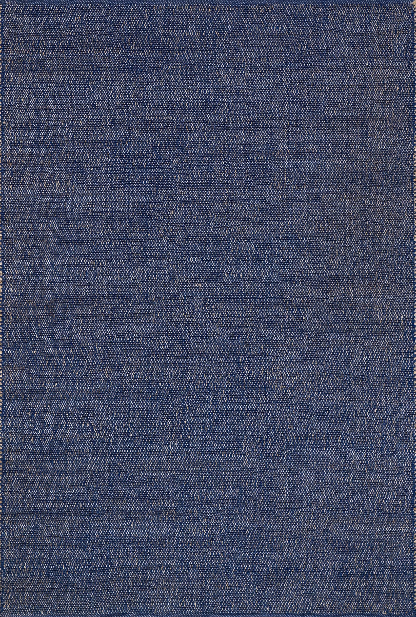 Perfect Handwoven Jute-Blend Rug | Blue