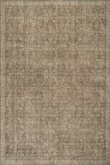 Isolated view of Green Rectangle Morristown Antiqued Jute-Blend Rug, showcasing its design