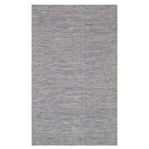 Solid Handwoven Handwoven Indoor/Outdoor Rug | Blue