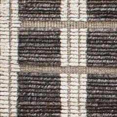 Tory Hand Knotted Wool Rug Swatch | Grey/Ivory
