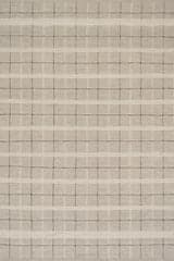 Isolated view of Grey Rectangle Downing Plaid Wool Cozy Rug, showcasing its design