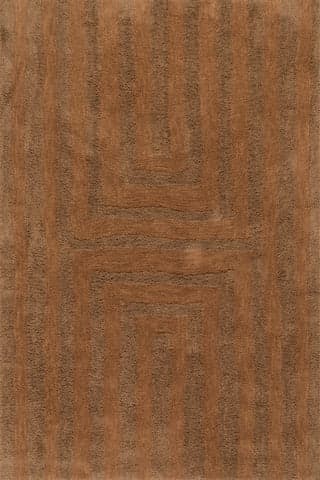 Shevina Handmade Washable Wool Rug | Brown