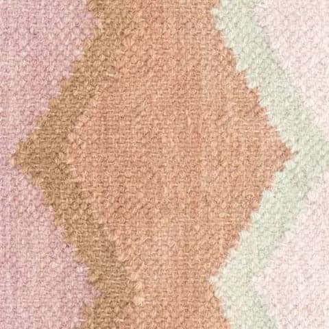Safety Net Handwoven Wool Rug Swatch | Earth