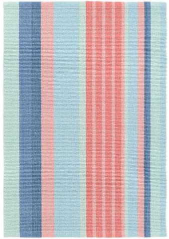 Aruba Stripe Handwoven Cotton Rug | Multi