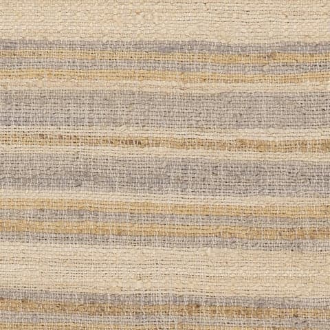 Marn Striped Handmade Jute Rug Swatch | Sand