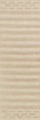 Isolated view of Ivory Runner Hazel Bohemian Striped Wool Rug, showcasing its design