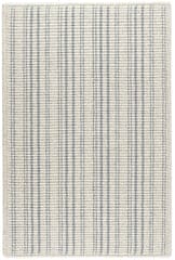 Warren Ticking Woven Wool Custom Rug | Slate