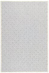 Bayberry Woven Wool Custom Rug | Ivory/Denim