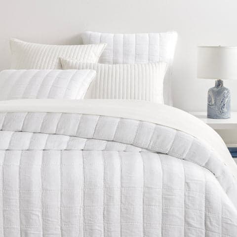 Monet Quilted Coverlet | White
