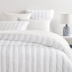 Monet Quilted Coverlet | White
