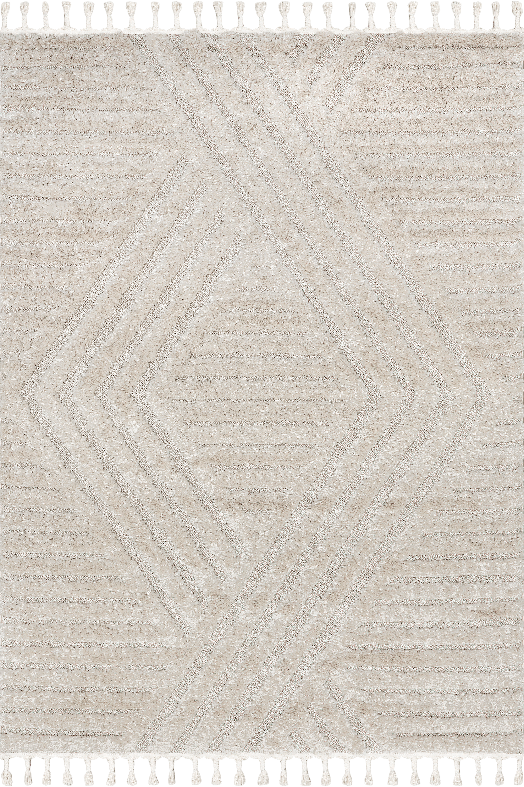 Ellie Traverse Shag Rug | Beige