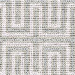Maze Woven Wool Custom Rug Swatch | Pale Blue