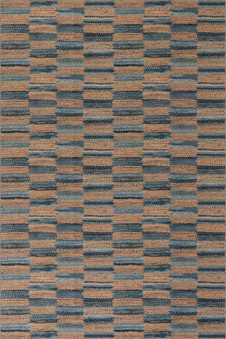 Tilburg Stripe Machine Washable Rug | Blue