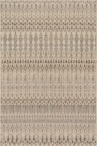 Isolated view of Sand Rectangle Nayeli Bohemian Floral Indoor/Outdoor Rug, showcasing its design
