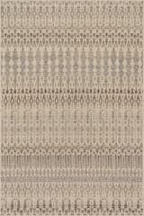 Isolated view of Sand Rectangle Nayeli Bohemian Floral Indoor/Outdoor Rug, showcasing its design