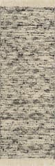 Isolated view of Grey Runner JuJu Tasseled Wool Rug, showcasing its design