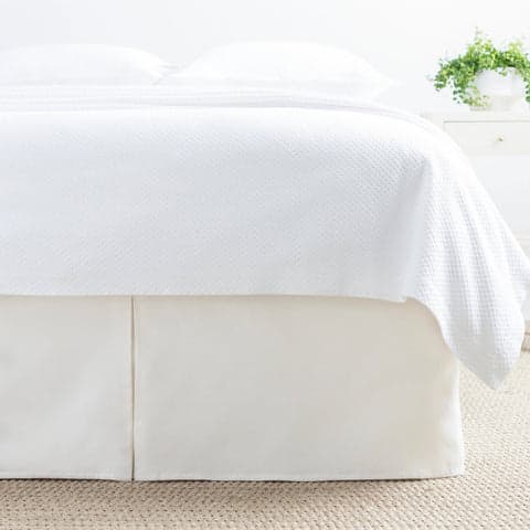 Lush Linen Bed Skirt | Ivory