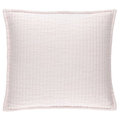 Boyfriend Matelasse Sham | Slipper Pink