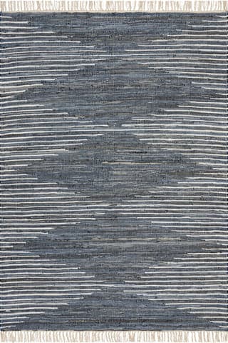 Dira Denim Bohemian Diamond Rug | Blue