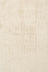 Isolated view of Sand Rectangle Giselle Solid Cloud Washable Rug, showcasing its design