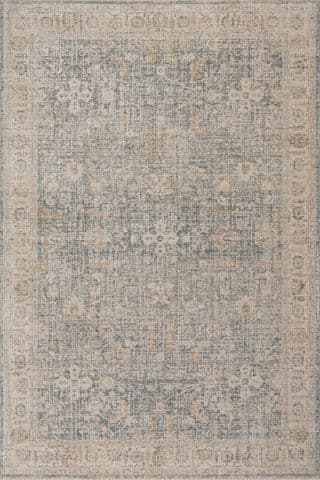 Isolated view of Beige Rectangle Asani Modern Abstract Rug, showcasing its design