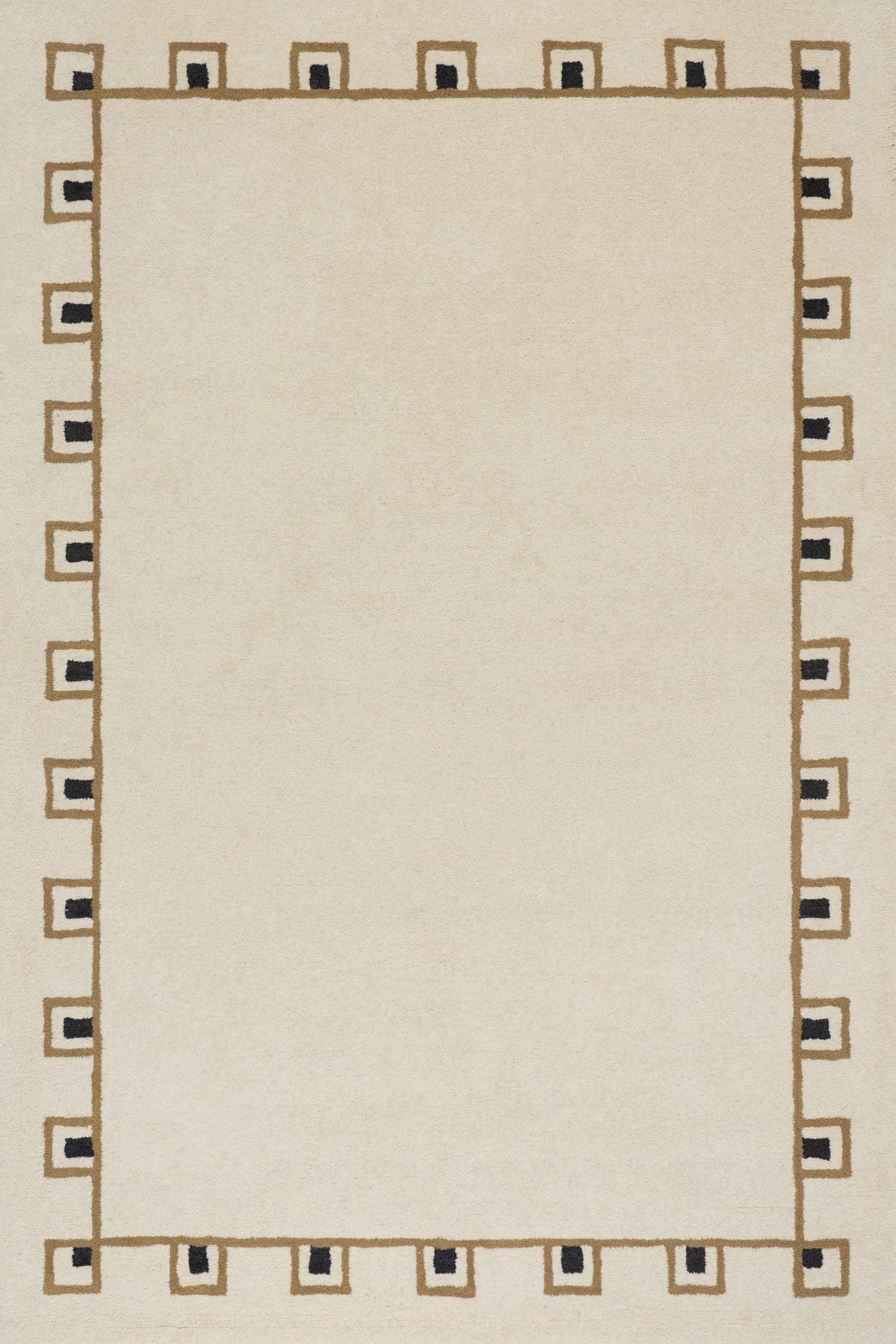 5’x8’ Yves Bordered Wool Rug by Nate Berkus | Ivory