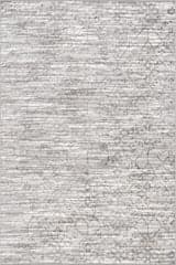 Isolated view of Brown Rectangle Vitalina Trellis Rug, showcasing its design