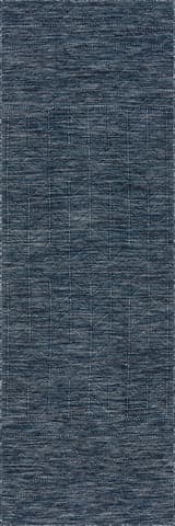 Isolated view of Navy Runner Ardena Modern Trellis Indoor/Outdoor Rug, showcasing its design