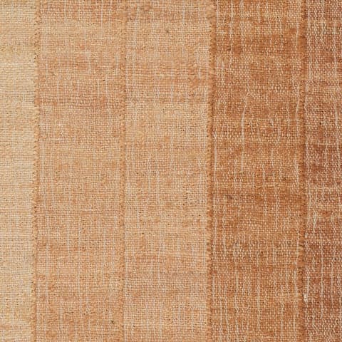 Tayo Modern Striped Indoor Rug Swatch | Orange