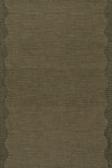 Isolated view of Green Rectangle Ondine Solid Wool Cozy Rug, showcasing its design